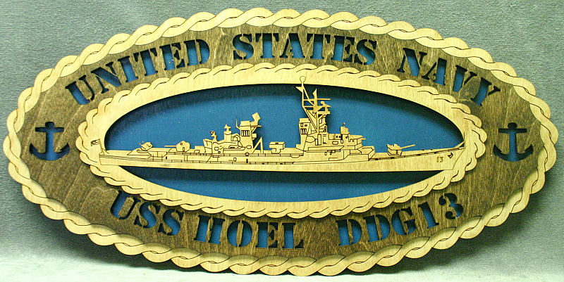 USS Hoel DDG13 Large Wall Tribute